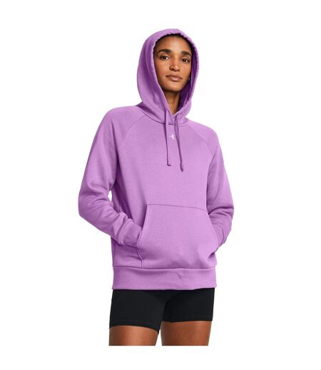 Sweat À Capuche Rival Femme Violet Under Armour