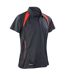 Spiro Mens Team Spirit Polo Shirt (Black/Red)