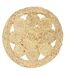 Set de Table Rond Déco Jute Ajouré 35cm Naturel-1