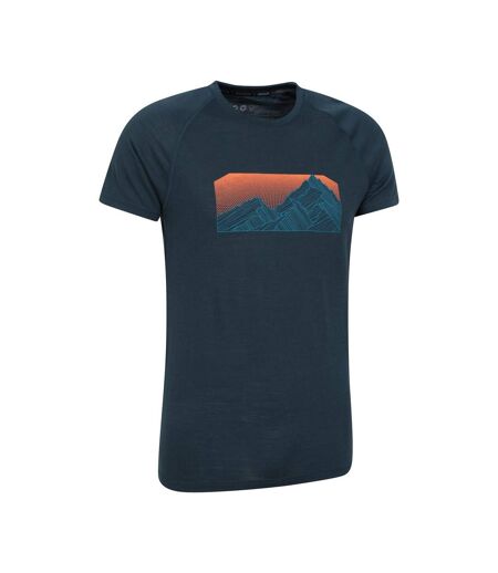 Mountain Warehouse - T-shirt QUEST - Homme (Bleu marine) - UTMW1634