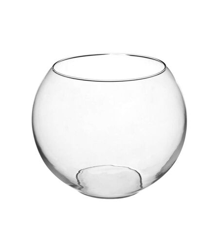 Vase en Verre Boule 25cm Transparent
