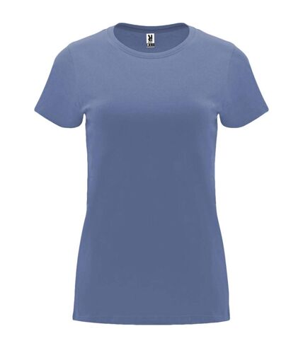 T-shirt capri femme bleu denim Roly Roly