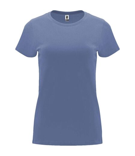 T-shirt capri femme bleu denim Roly Roly