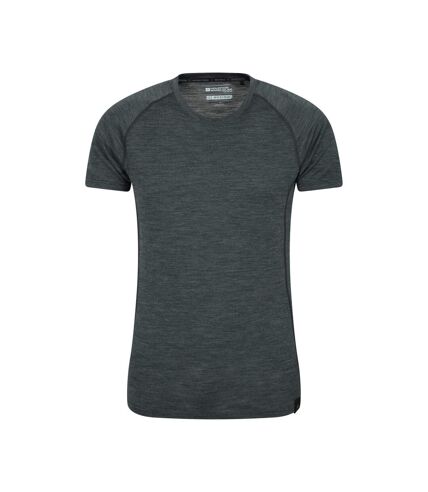 Mountain Warehouse Mens Summit Merino Wool T-Shirt (Pack of 2) (Gray)
