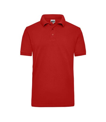Polo Workwear Homme Rouge James And Nicholson
