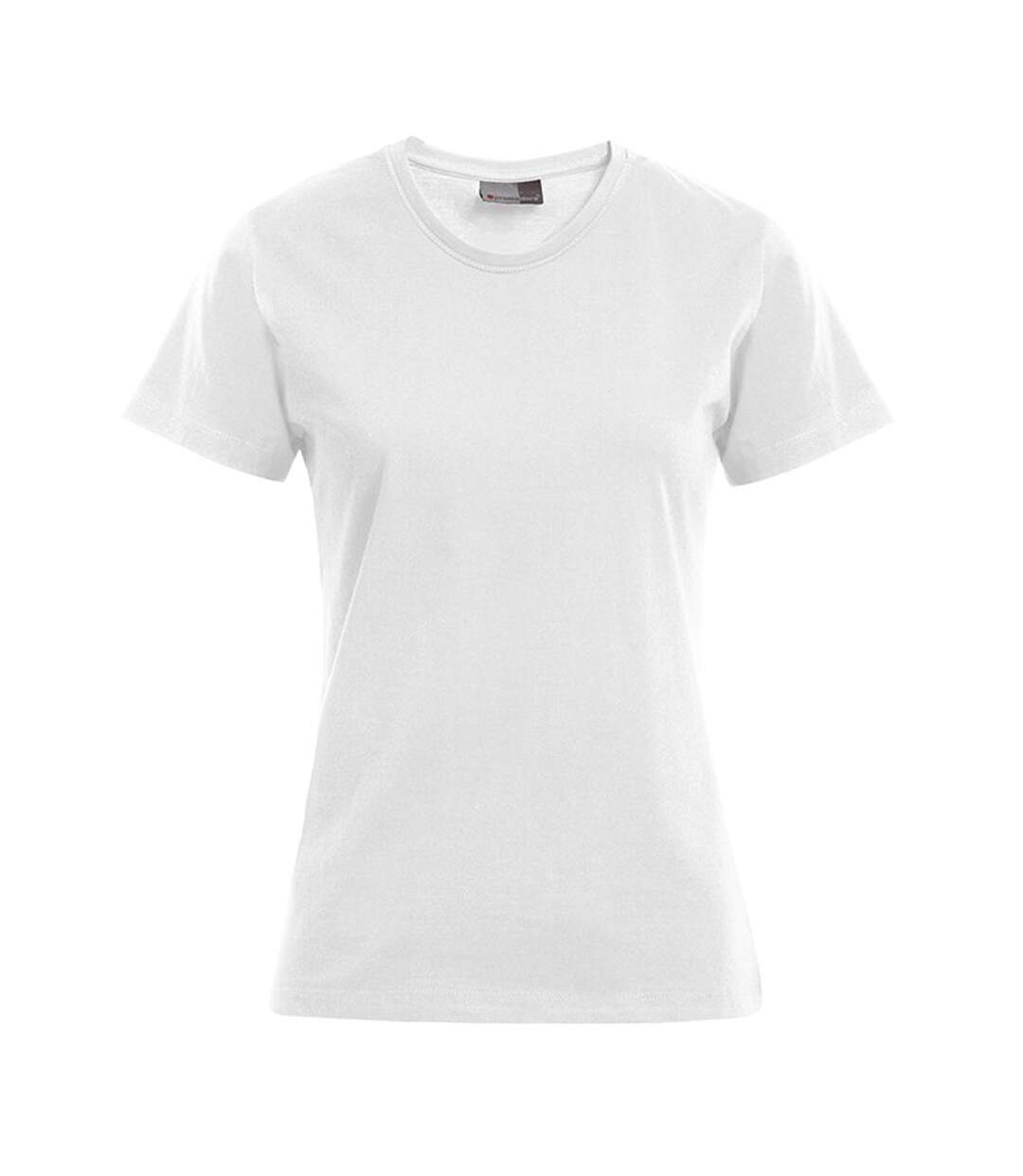T-shirt Premium Femme Blanc Promodoro-1