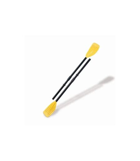 Paire de Rames Nervures 122cm Noir & Jaune