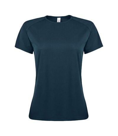 T-shirt Sporty Femme Bleu Pétrole SOLS