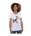 Disney T-shirt en coton Femmes/Les Trois Petits Cochons Grand Méchant Loup (Blanc) - UTBI15916-2