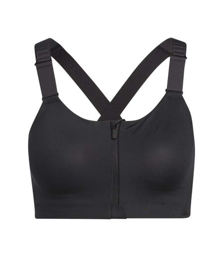 Womens/ladies Tlrd Impact Sports Bra Black White Adidas