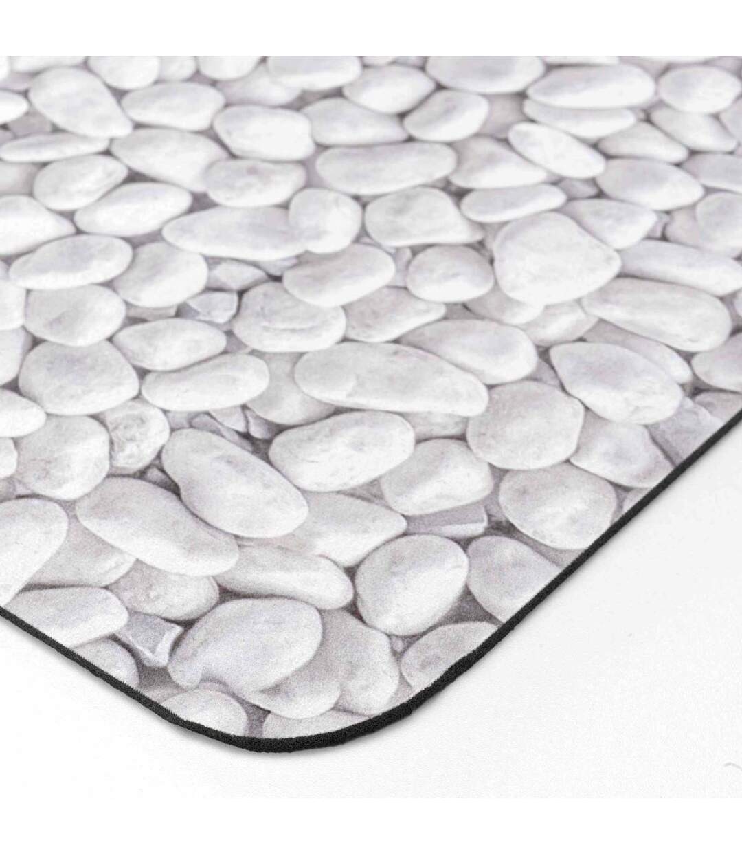 Tapis de Bain Imprimé Leandra 50x120cm Gris-2