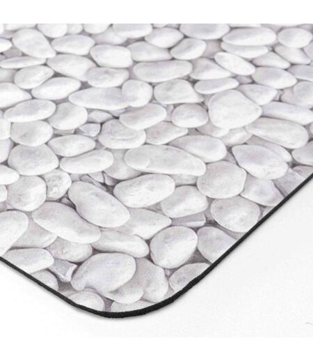 Tapis de Bain Imprimé Leandra 50x120cm Gris
