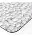 Tapis de Bain Imprimé Leandra 50x120cm Gris-2