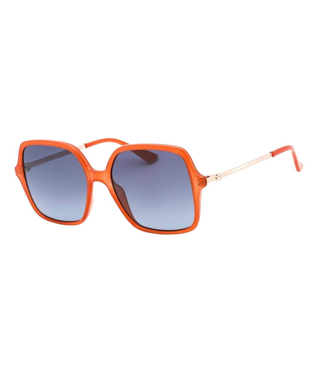 Lunettes De Soleil Motif/style Dégradé Femme Taille Unique Orange Bleu Guess-1
