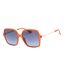 Lunettes De Soleil Motif/style Dégradé Femme Taille Unique Orange Bleu Guess-1