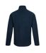 Mens newport ribbed quarter zip fleece top federal blue Weird Fish-2