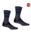 Chaussettes samaris homme denim foncé / orange / noir Regatta-1