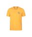 Mens Valley Organic T-shirt Bright Yellow Mountain Warehouse-1