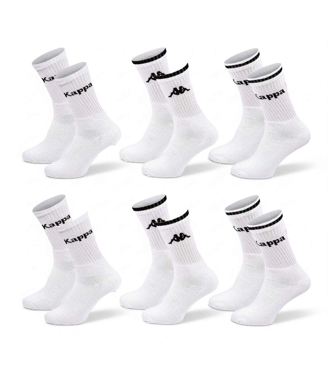 Chaussettes SPORT KAPPA CREW - Pack de 6 Paires-1