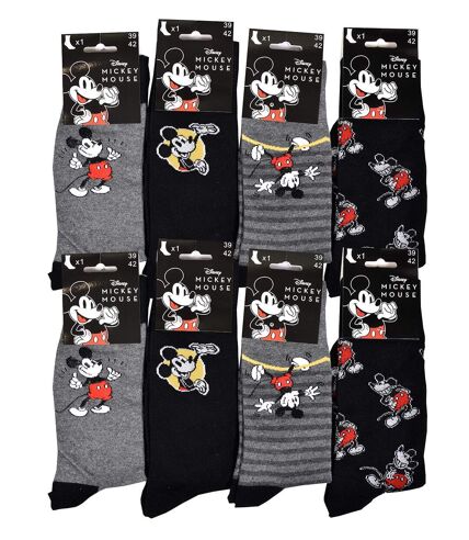 Chaussettes homme Mickey en Coton -Assortiment modèles photos selon arrivages- Pack de 3 Paires