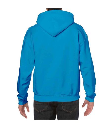 Sweat à capuche adulte bleu saphir Gildan