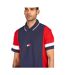 Polo Motif/style Blocs De Couleurs Homme Bleu Marine Rouge Blanc Tommy Hilfiger-4