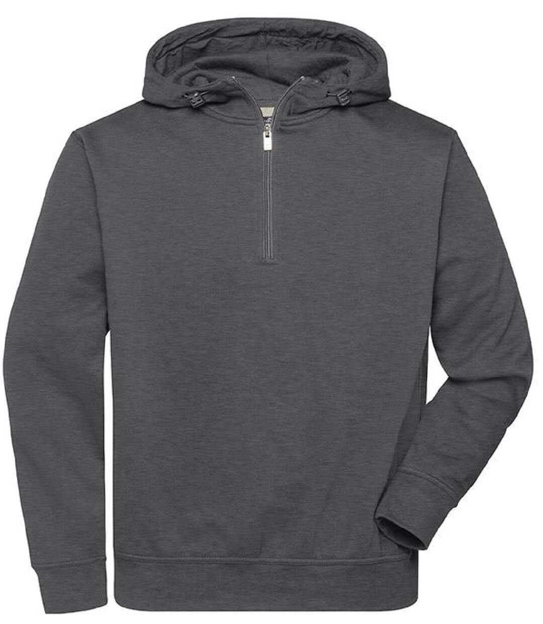 Sweat à capuche workwear - Unisexe - JN839 - gris foncé mélange