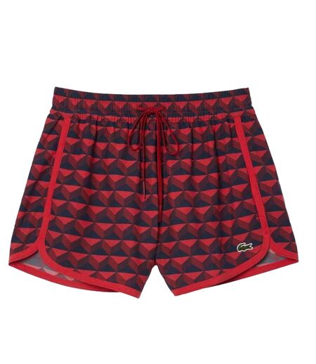 Short Femme Rouge Lacoste