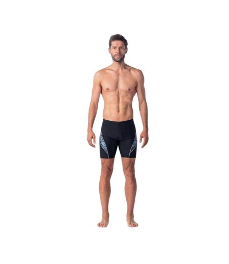 Slip De Bain Motif/style Logo Barid Homme Noir Bleu Aquawave