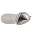Isotoner Chaussons Bottillons femme tricot et nœud satin-3