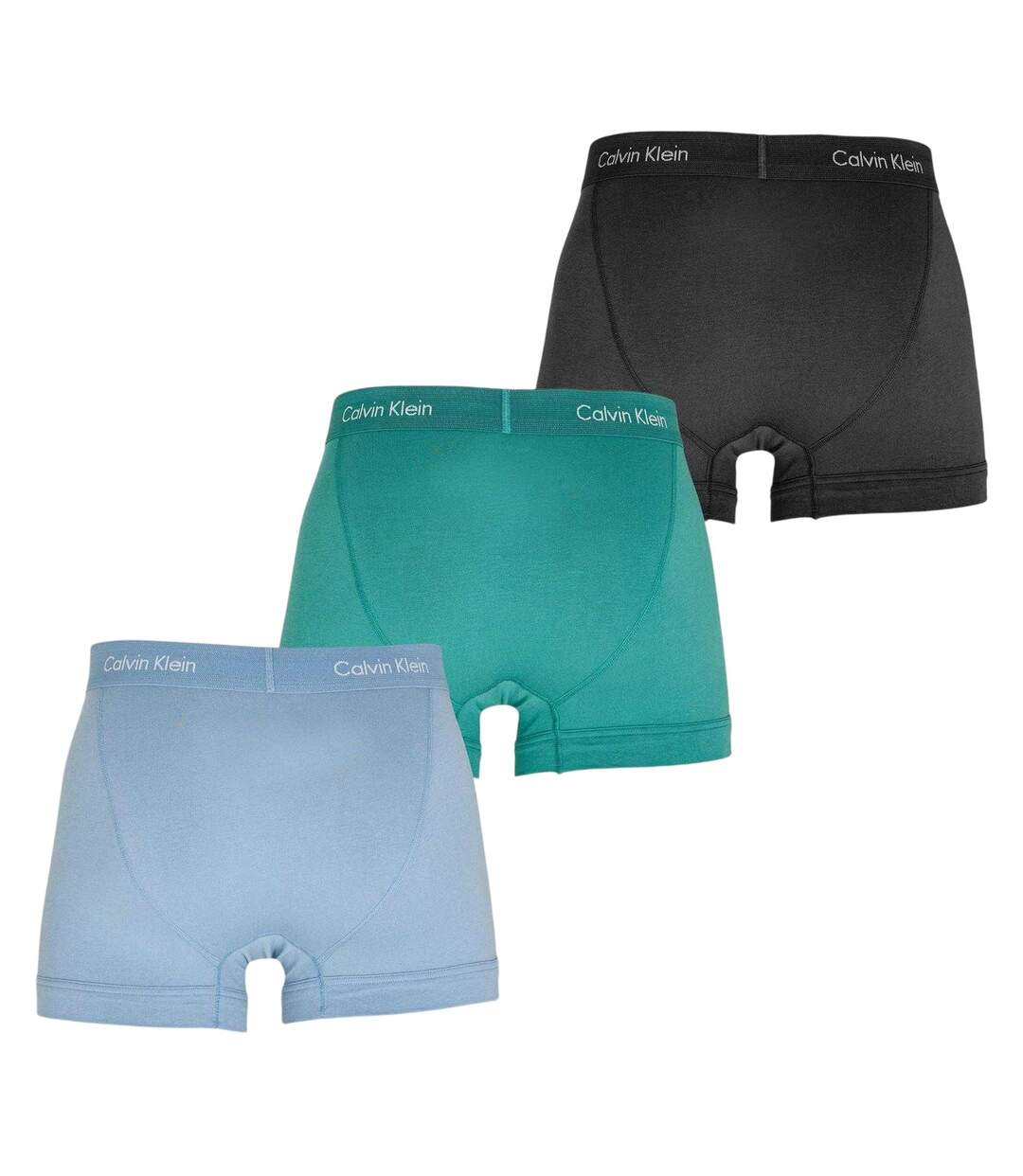 Lot De 3  Boxers Homme Noir Bleu Calvin Klein-2