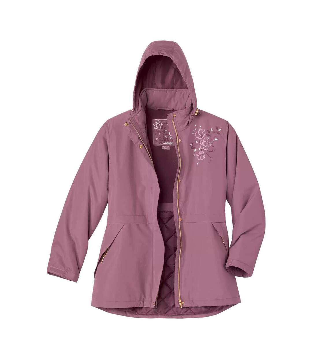 Parka femme rose Atlas for Women-1