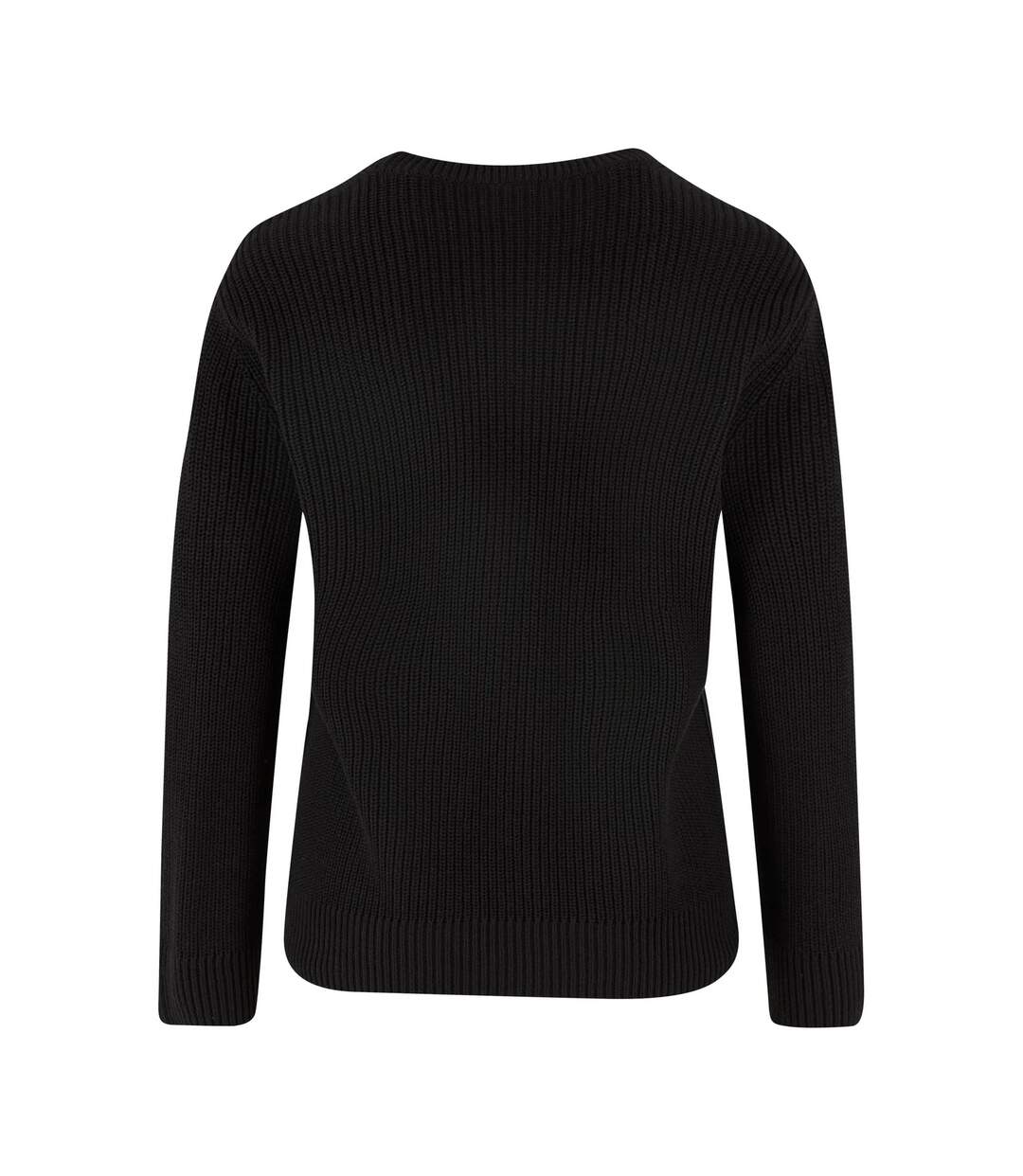 Sweat Motif/style Côtelé Femme Noir Urban Classics-2