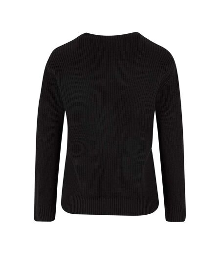 Sweat Motif/style Côtelé Femme Noir Urban Classics