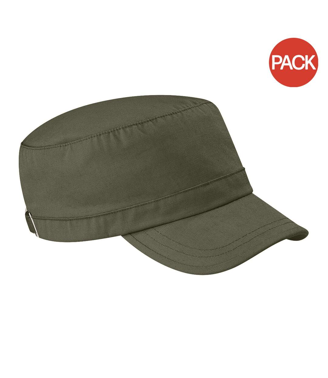 Lot de 2  casquettes adulte vert olive Beechfield