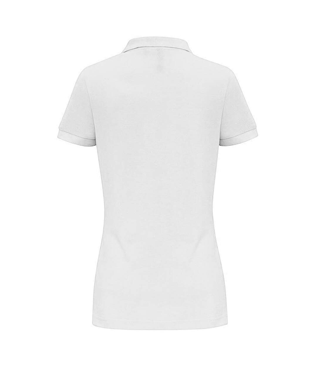 Polo uni femme blanc Asquith & Fox-2