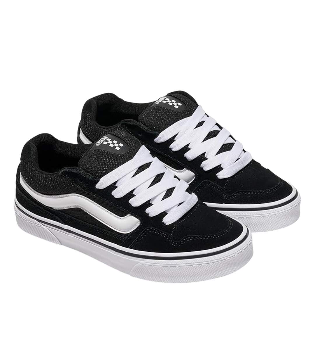 Baskets Caldrone Femme Noir Blanc Vans-1