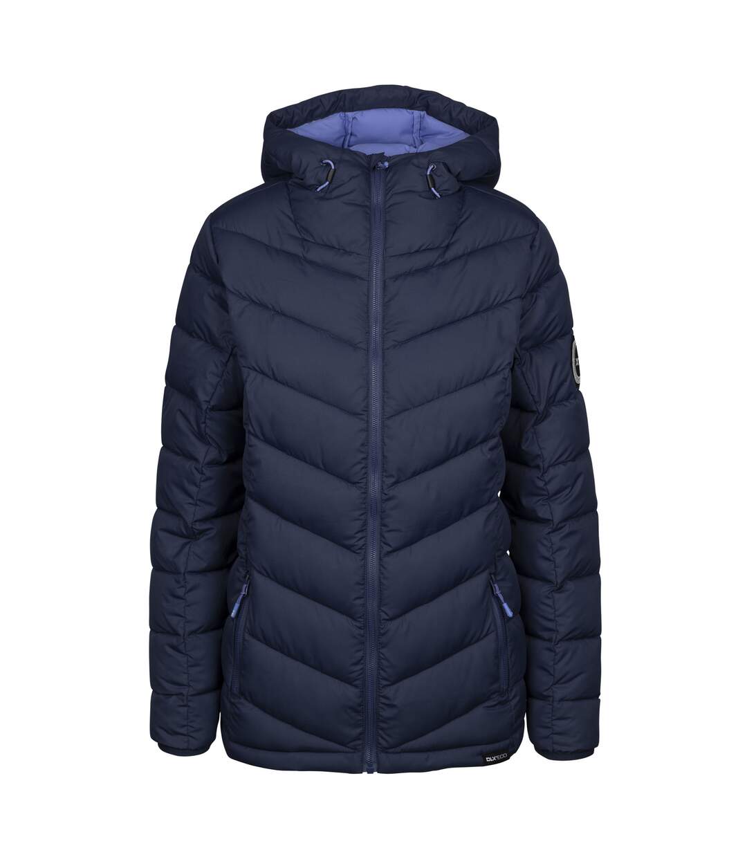 Doudoune matelassée tonya dlx eco femme bleu marine Trespass-1