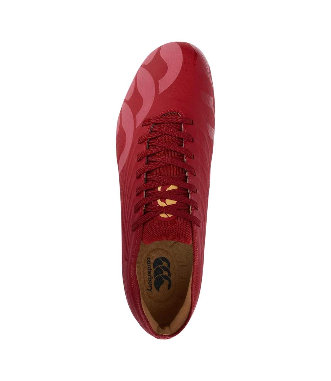 Unisex Adult Groundbreak Elite Stamped Soft Ground Rugby Boots Red Dahlia Canterbury-4