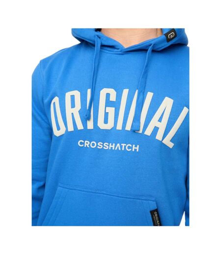 Mens Kensby Hoodie Royal Blue Crosshatch