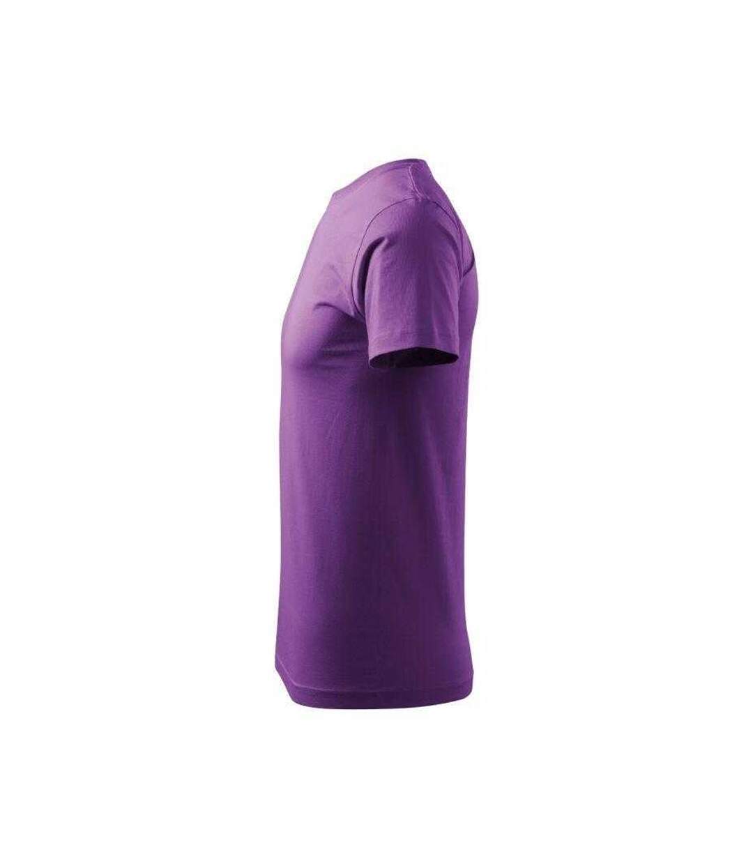 T-shirt Basic Homme Violet Malfini-3