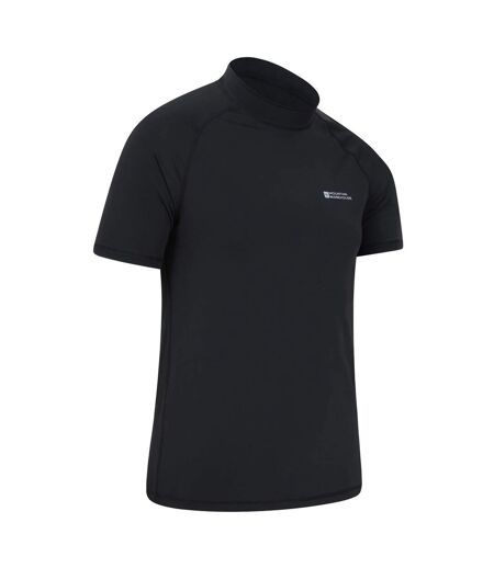 Mens Uv Protection Rash Top Black Mountain Warehouse