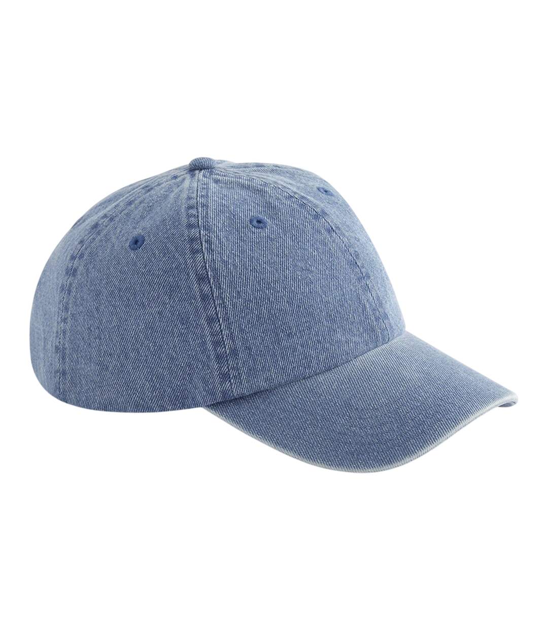 Casquette De Baseball Motif/style Uni Bleu Moyen Beechfield-1