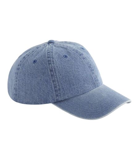 Casquette De Baseball Motif/style Uni Bleu Moyen Beechfield