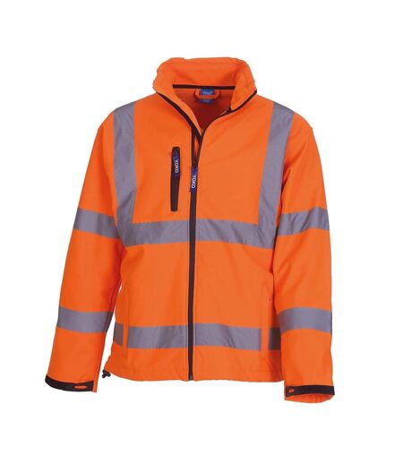 Veste haute visibilité homme orange fluo Yoko