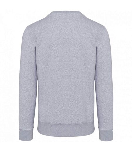 Kariban Mens Crew Neck Sweatshirt (Oxford Grey)