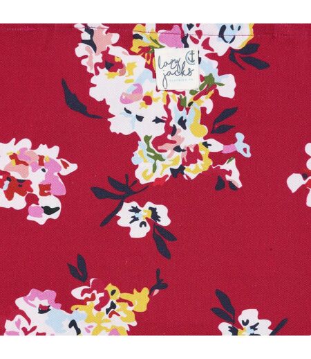 Tote Bag Motif/style Fleurs Sauvages Taille Unique Rouge Lazy Jacks