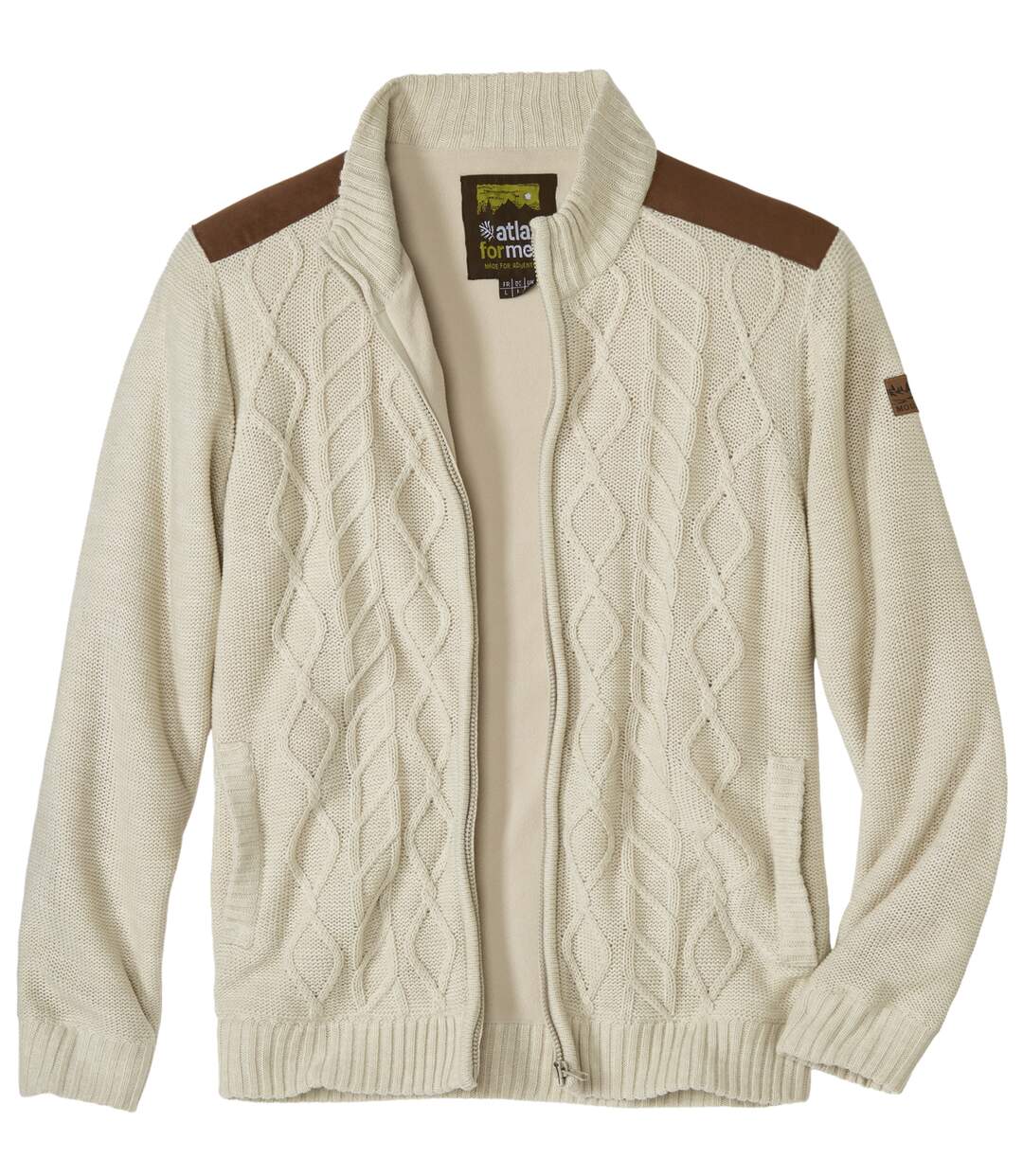 Le Gilet Tricot Doublé Polaire-2