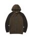 Mens Hooded Raglan Sweatshirt Army Moss Black CAT Lifestyle-2