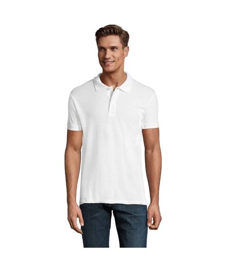 Polo manches courtes perfect homme blanc SOLS